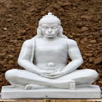 White Marble Hanuman Statue